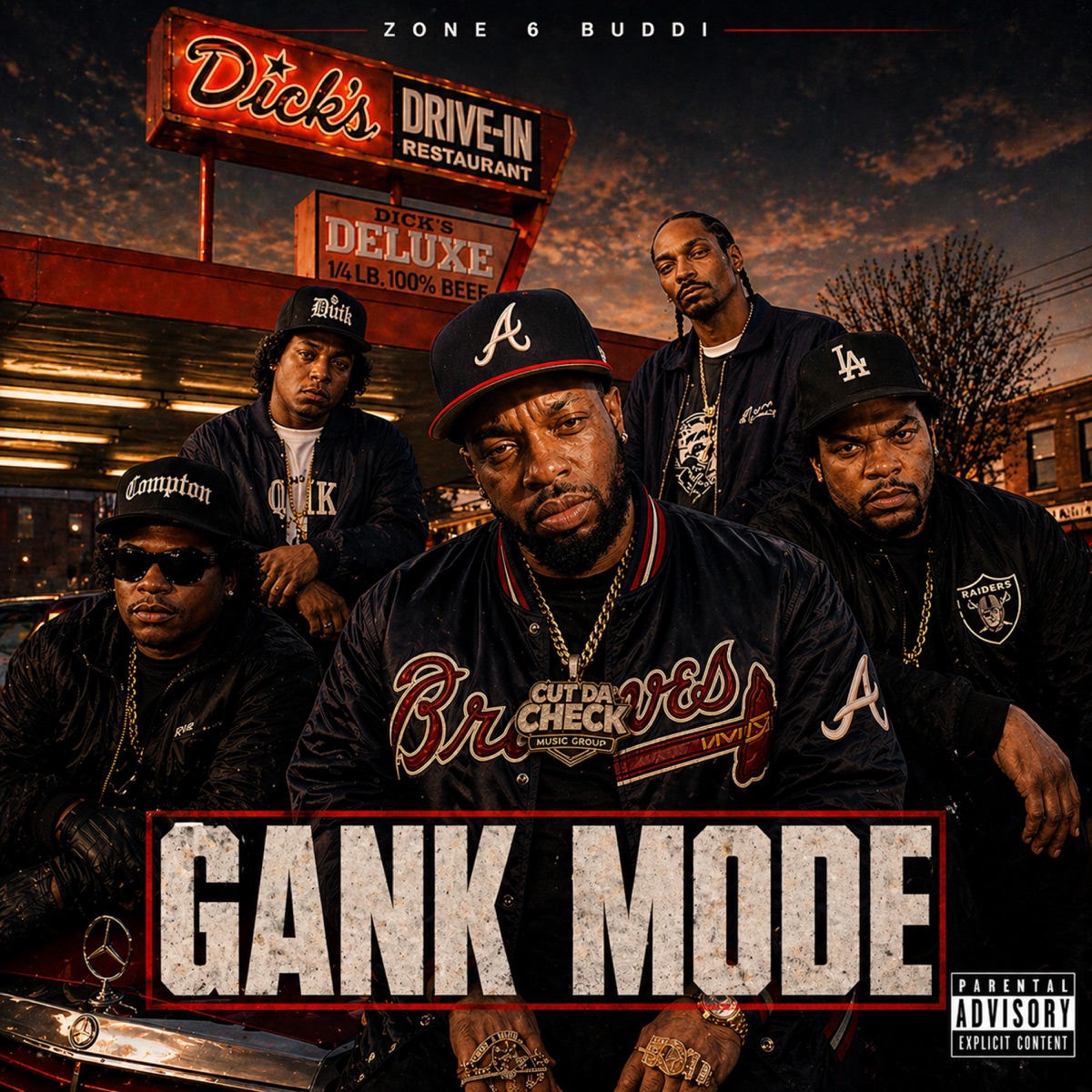 Gank Mode - EP by Zone 6 Buddi album cover