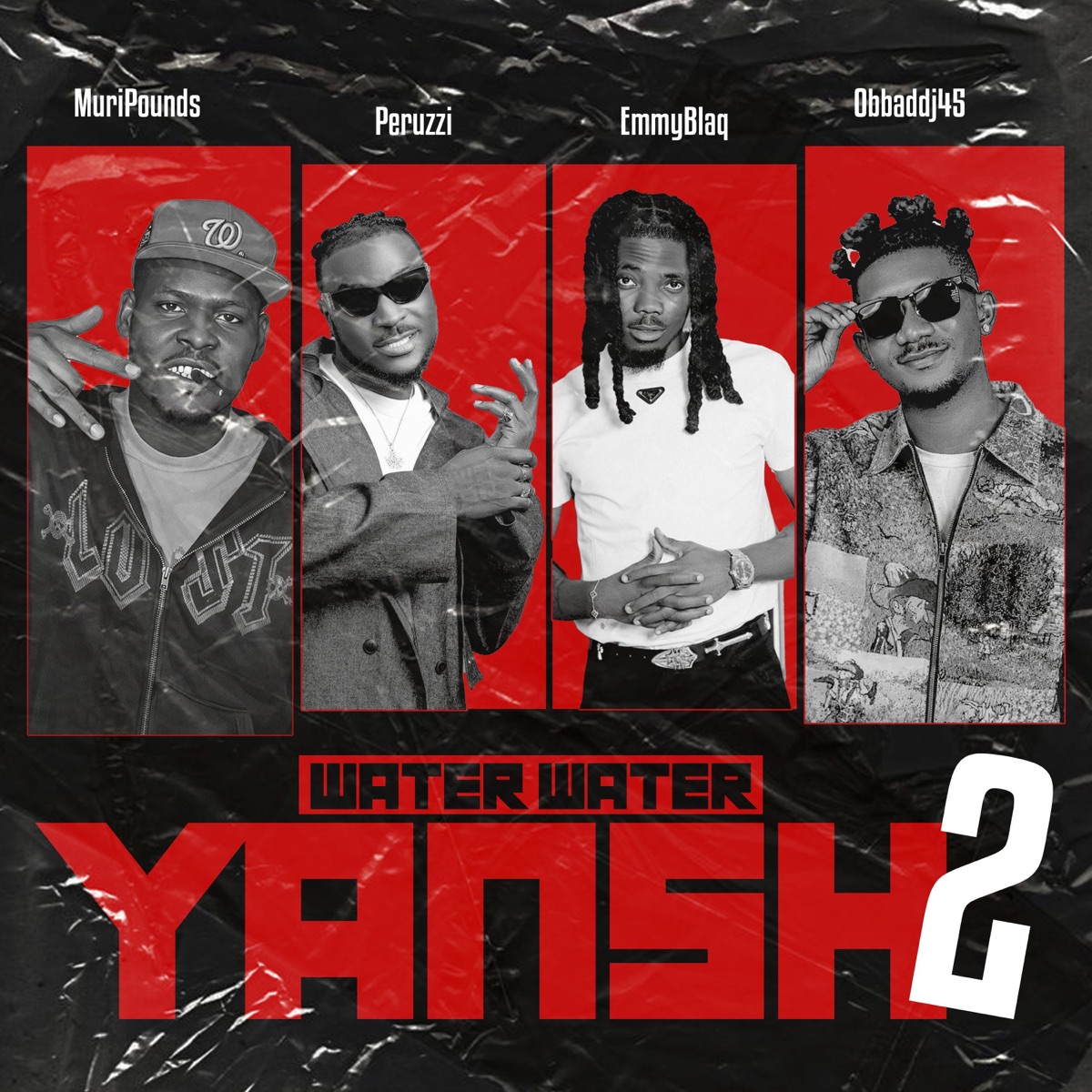 Water water yansh 2 (feat. Peruzzi) - Single by Emmyblaqcfr_, Muripounds & OBA DDJ45 album cover