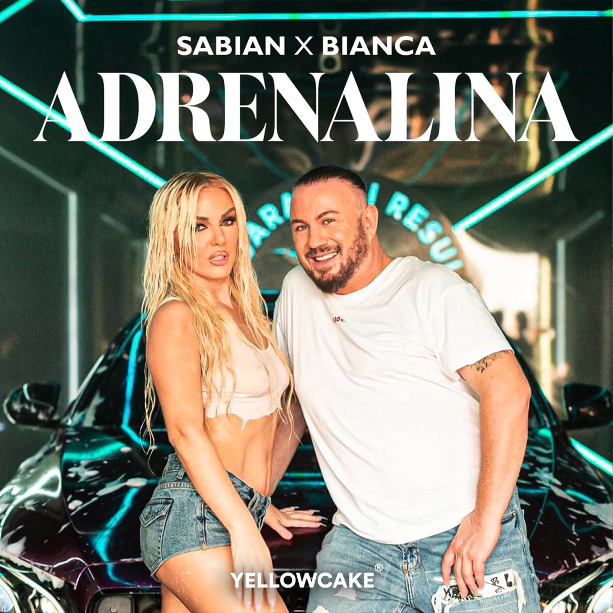 ADRENALINA (feat. Bianca) - Single by Sabiani album cover
