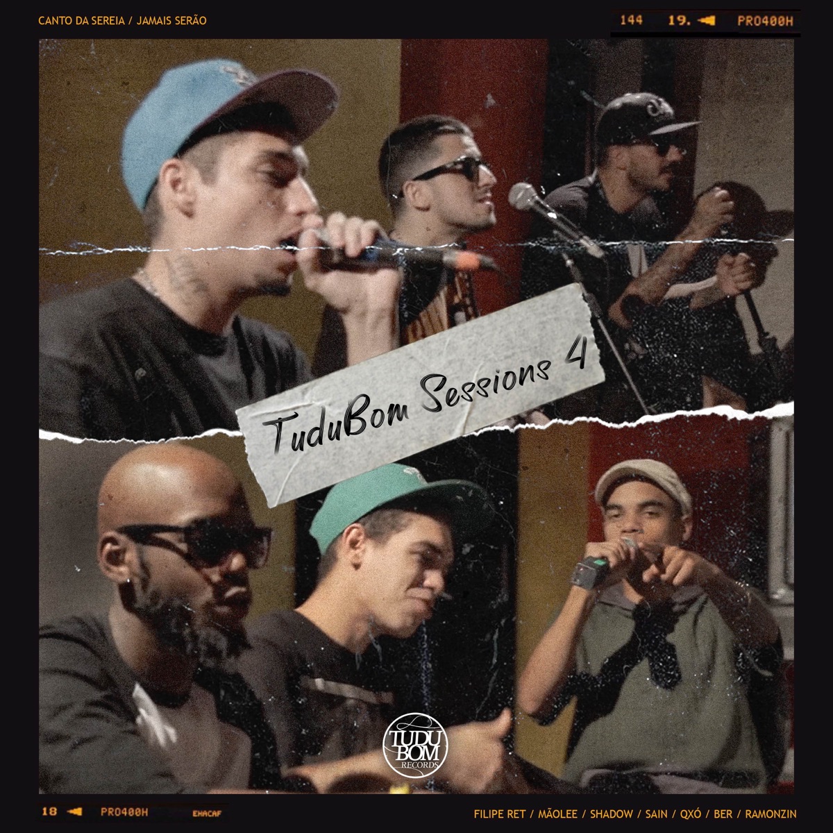 TUDUBOM SESSIONS 4 - CANTO DA SEREIA / JAMAIS SERÃO (feat. Ber, Ramozin, Start Rap & Filipe Ret) - Single by Tudubom, Daniel Shadow & Mãolee album cover
