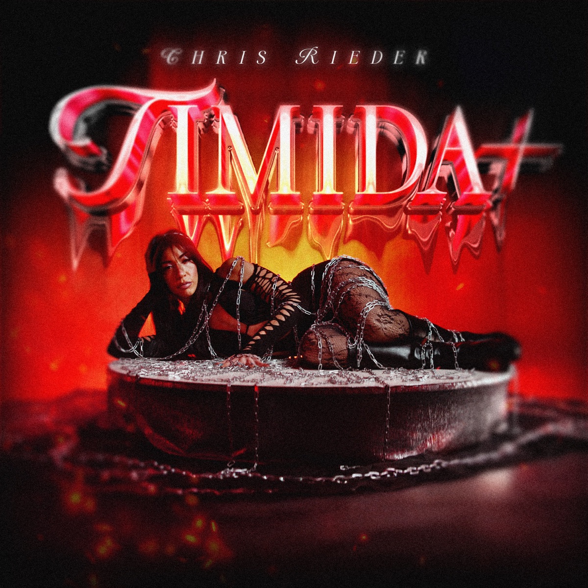 Timida+ - Single by Chris Rieder & Mr Rommel album cover