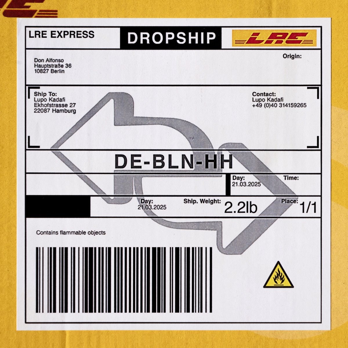 Dropship - Single by Lupo Kadafi & Don Alfonso album cover