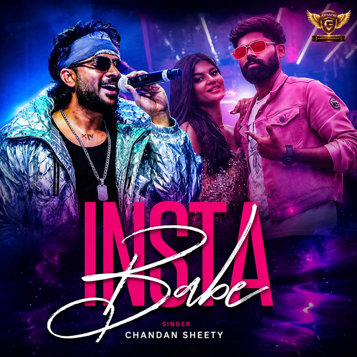Insta Babe - Single by Chandan Shetty, Kamatchi Rajarajan & Prasad K Shetty album cover