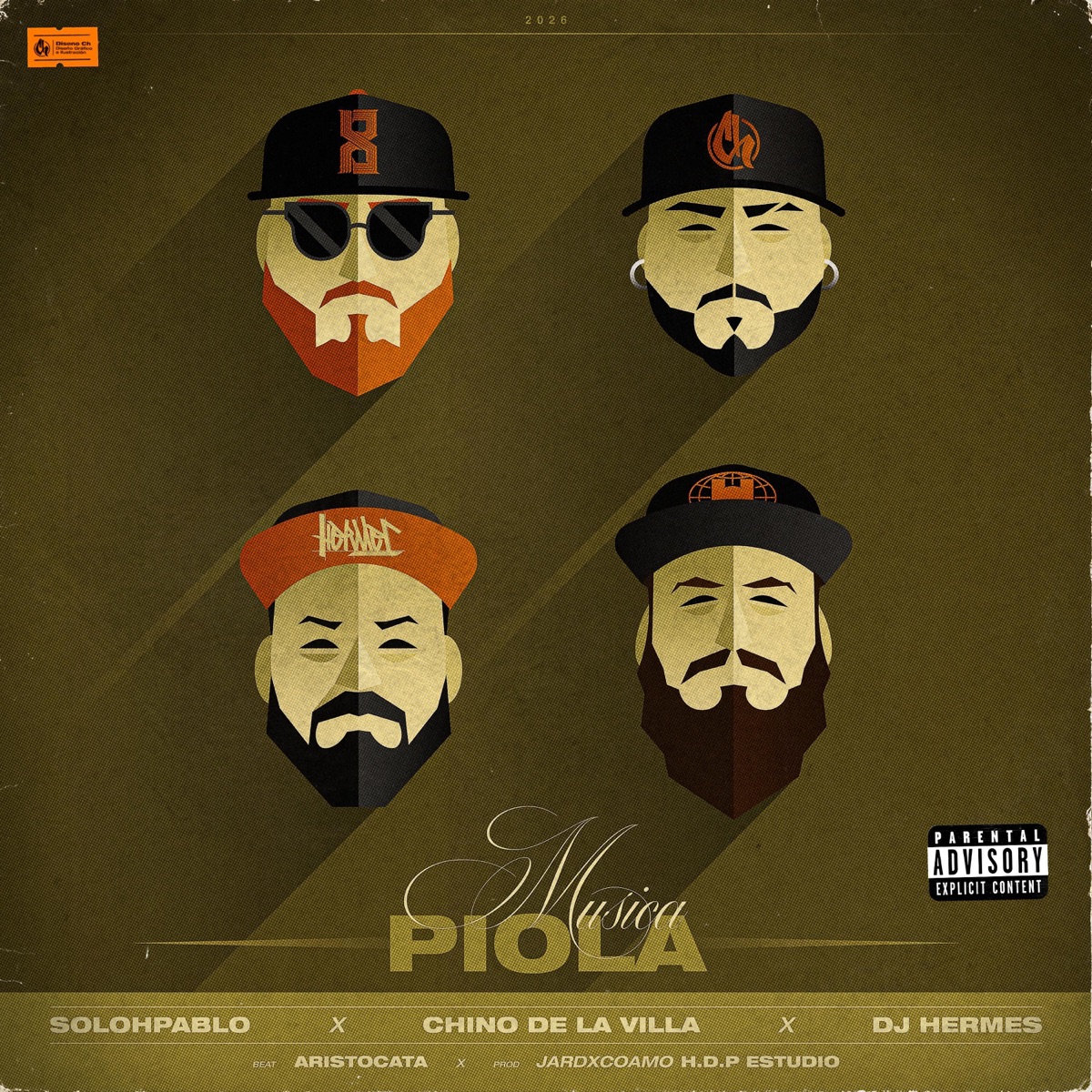 Música Piola - Single by Chino de la Villa album cover