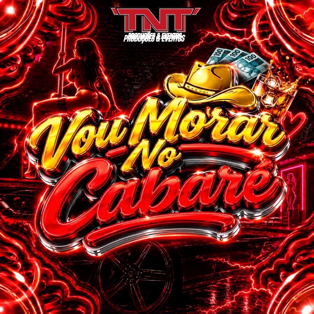 Vou Morar No Cabaré (EletroFunk) - Single by Mc Duzinho, DJ Guylherme RV & TNT Produções e Eventos album cover
