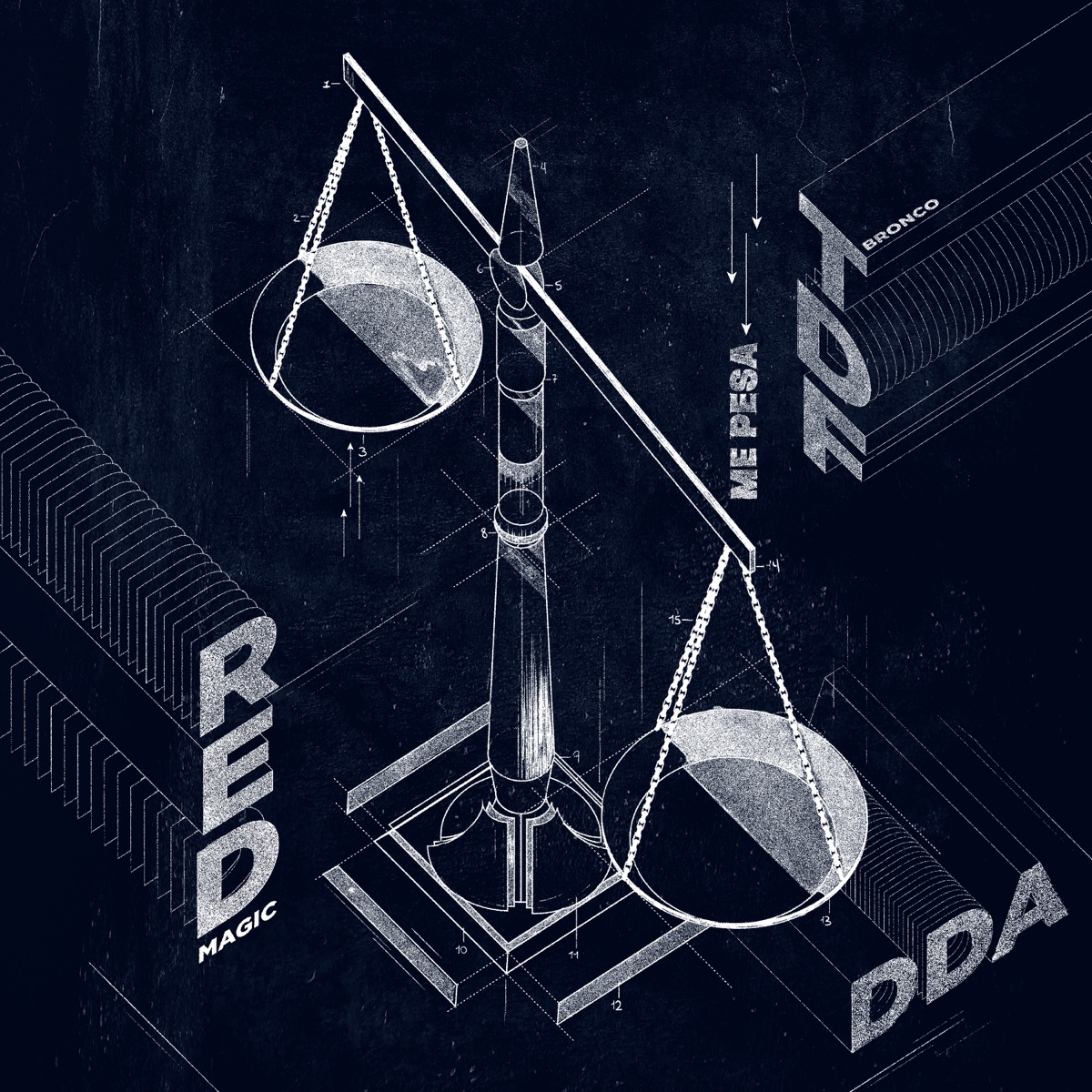 Me Pesa - Single by Bronco Tdf, Red Magic & ĐĐA album cover