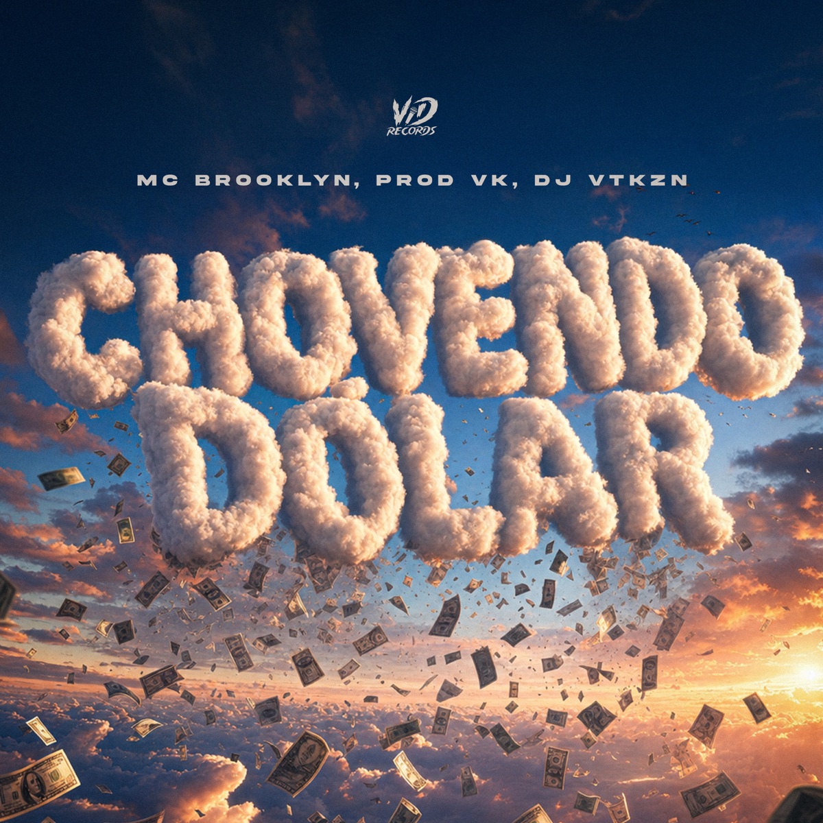 CHOVENDO DÓLAR - Single by MC BROOKLYN, PROD VK & DJ VTKZN album cover