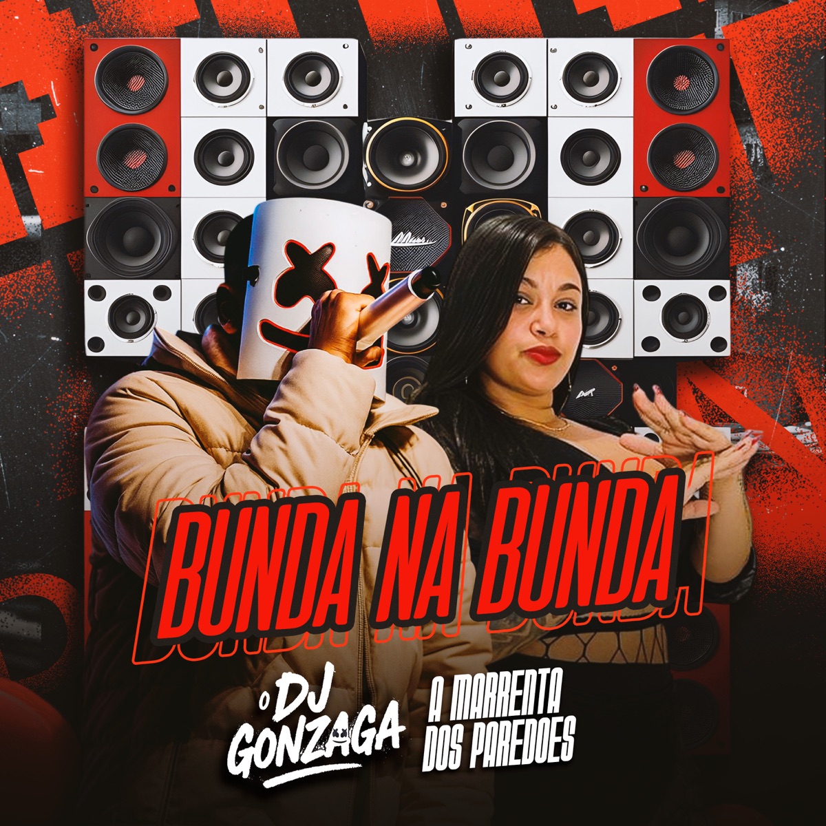 Bunda na bunda - Single by O DJ GONZAGA & A Marrenta dos Paredões album cover