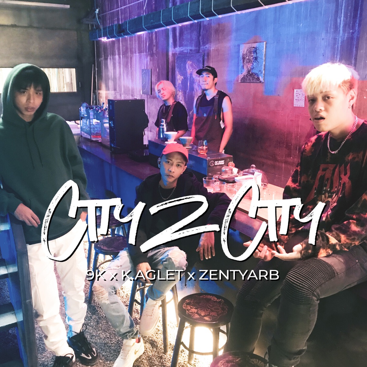CITY 2 CITY - Single by 9K KAO, K.AGLET & Zentyarb album cover