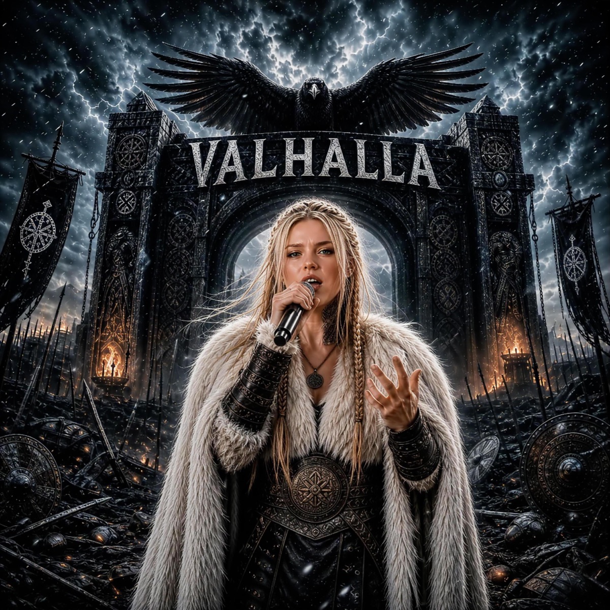 REBORN | Viking Music - Single by Raven Astrid album cover