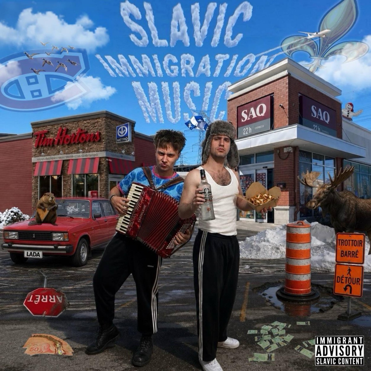 SLAVIC IMMIGRATION MUSIC by KiddyGold & glorymolly album cover