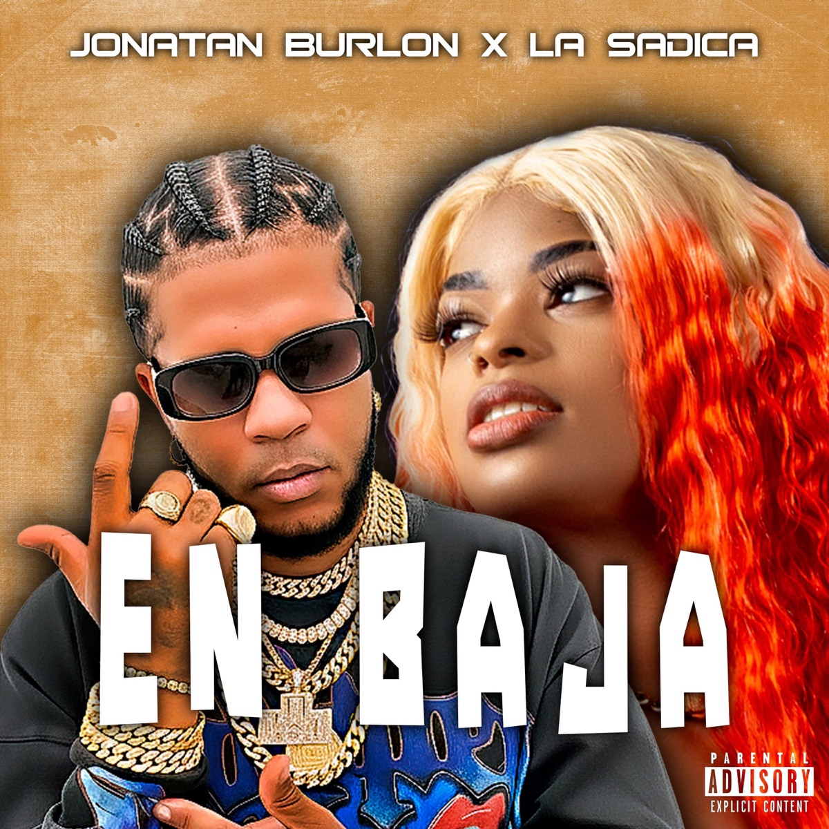 En Baja - Single by Jonatan Burlon & La Sadica album cover