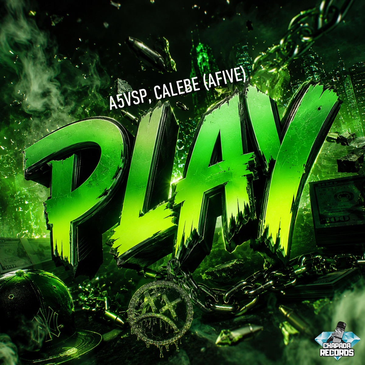Play - Single by A5vsp, Calebe & AFive album cover