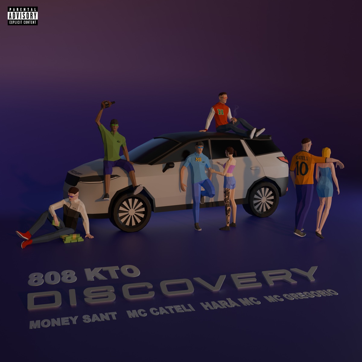 Discovery (feat. Money Sant, Mc Cateli, Mc Harã & Gregorio Mc) - Single by 808 KTO album cover