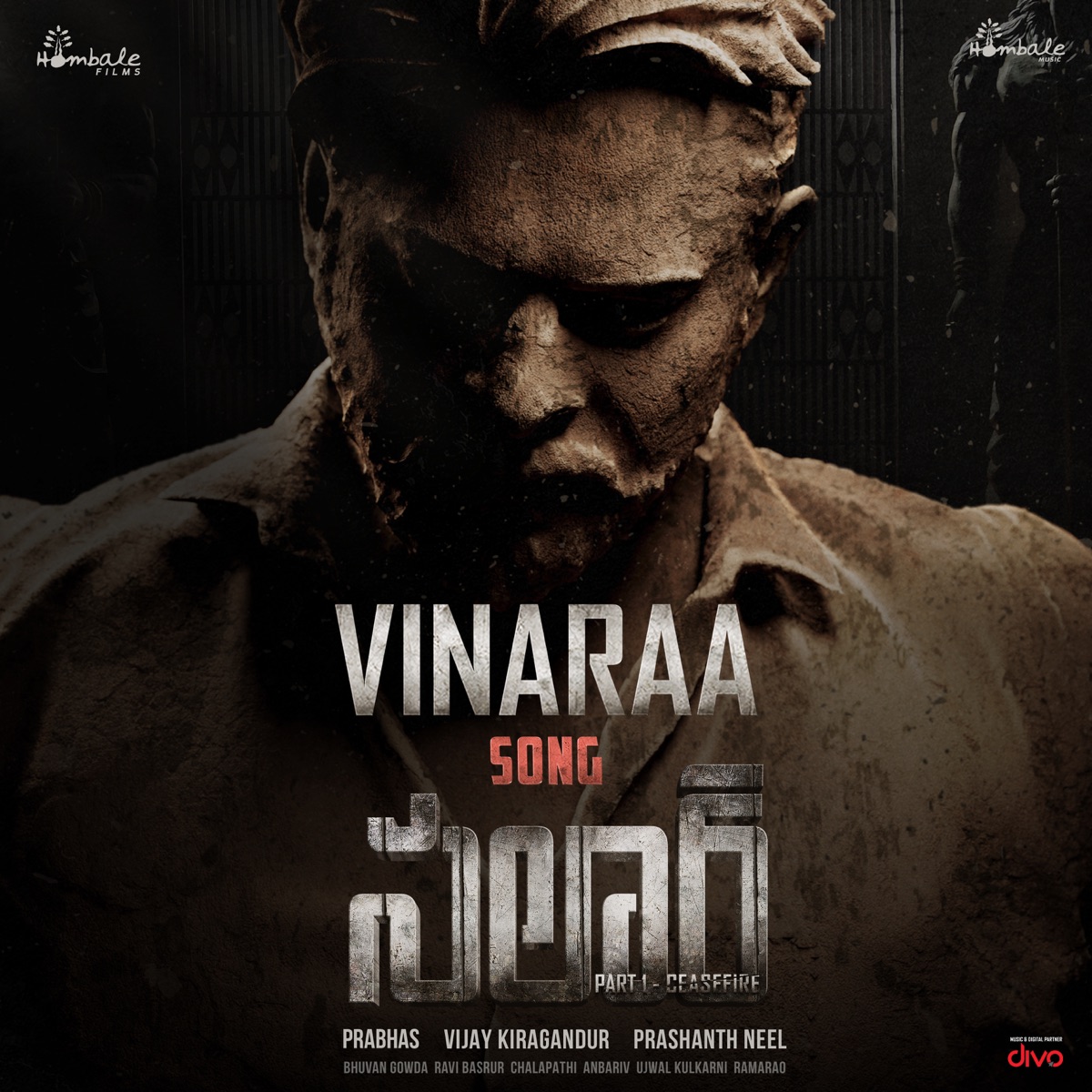 Vinaraa (From "Salaar Cease Fire - Telugu") - Single by Ravi Basrur, Krishna Kanth & Sachin Basrur album cover