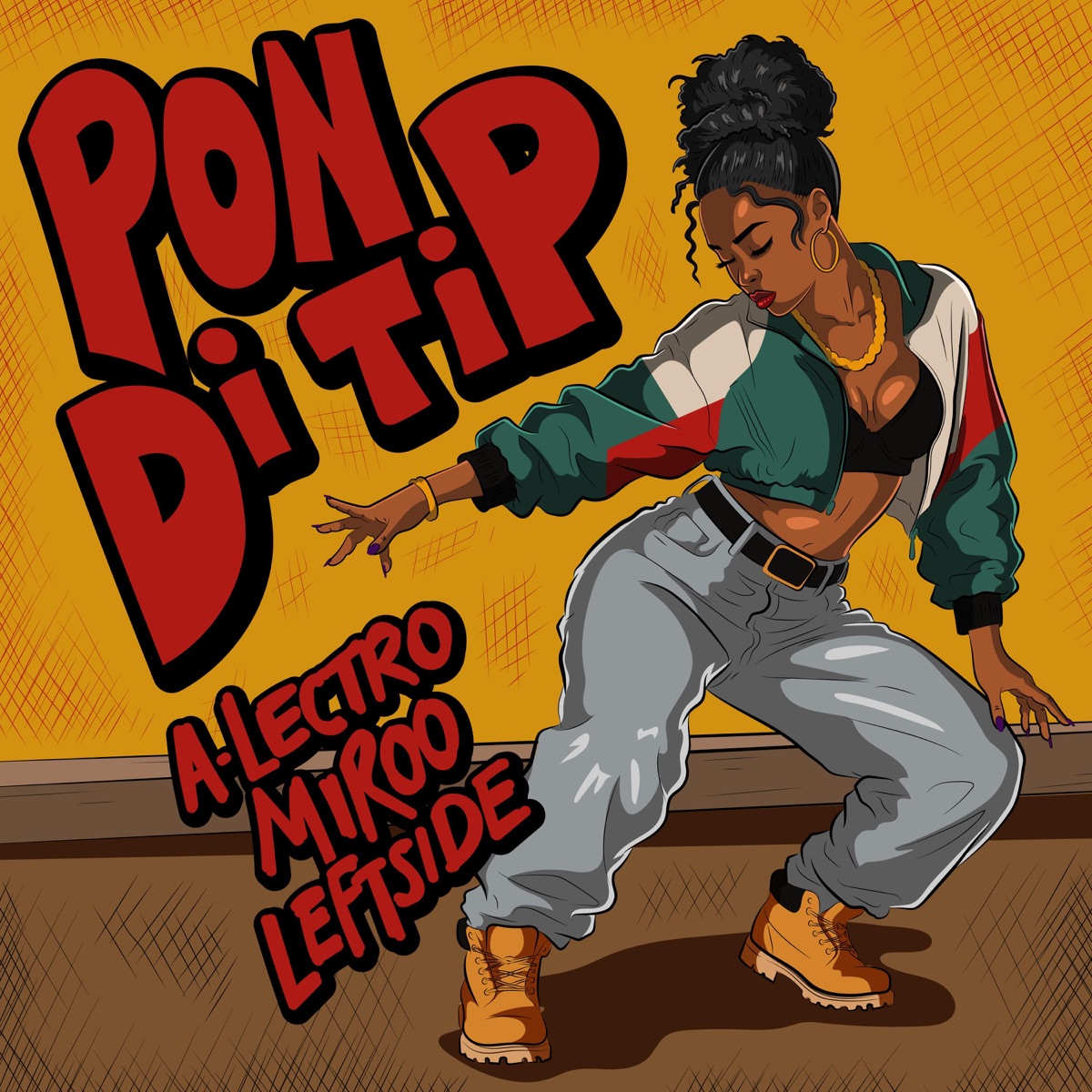 Pon Di Tip - Single by A-Lectro, Miroo & Leftside album cover