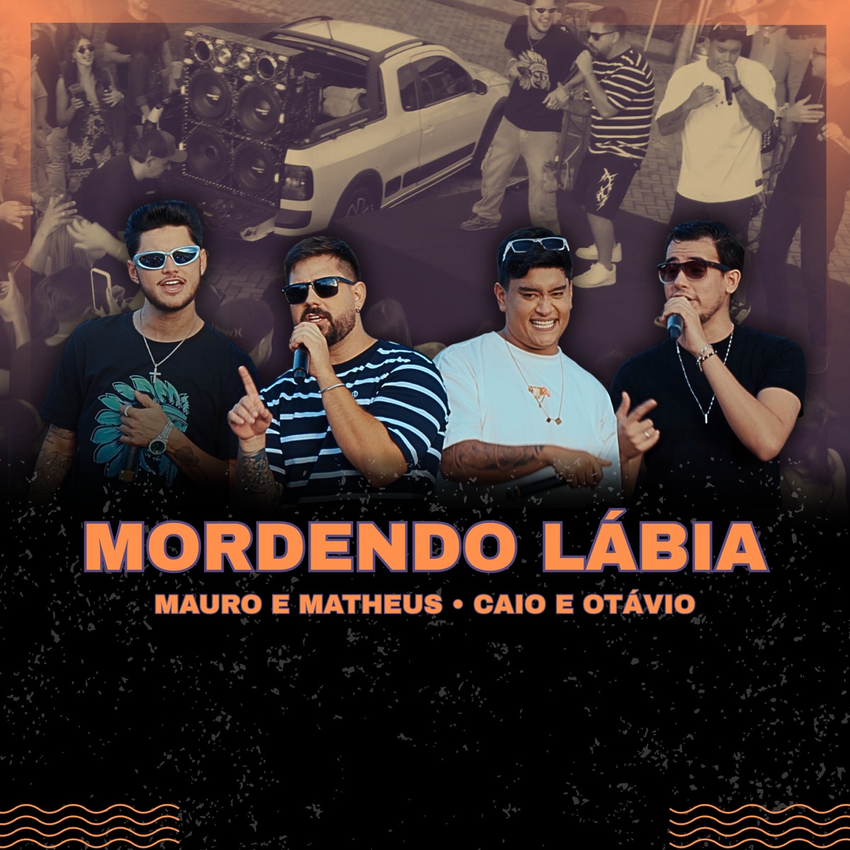 Mordendo Lábia (Live) - Single by Mauro & Matheus & Caio e Otávio album cover