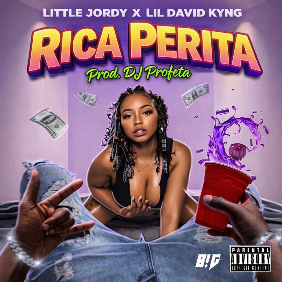 Rica Perrita (feat. Lil David Kyng) - Single by Little Jordy album cover