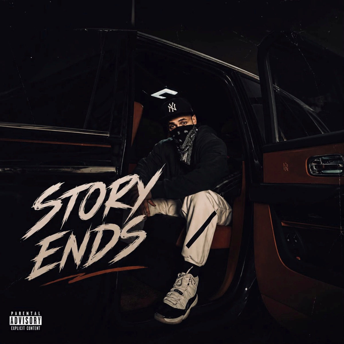 Story Ends - Single by Asim Riaz, SAJANN & B MAJXR album cover