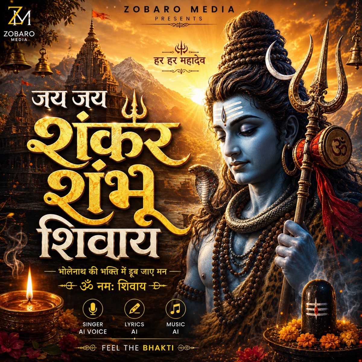 जय जय शंकर शंभू शिवाय - Single by Raahi & Vaani album cover