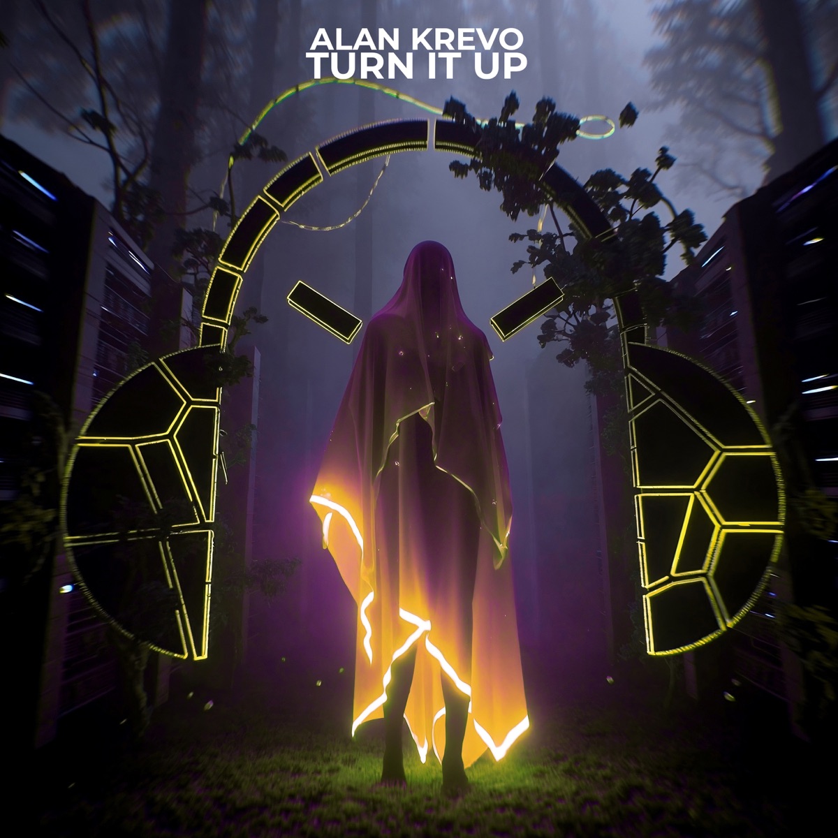 Turn It Up - Single by Alan Krevo album cover