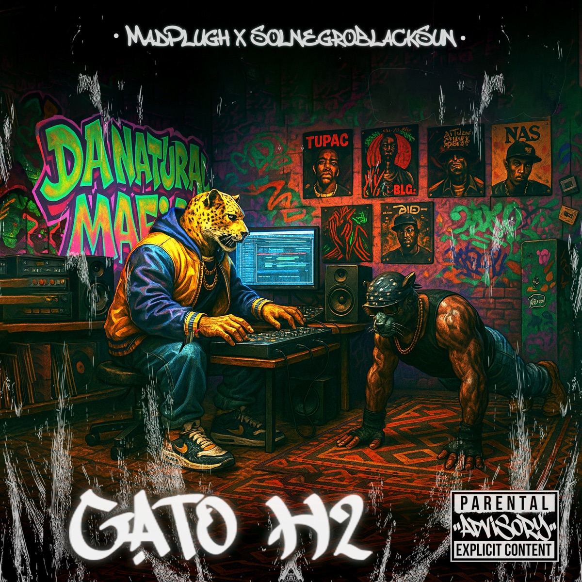 GATO H2 - Single by MadPlugh & SolNegroBlackSun album cover