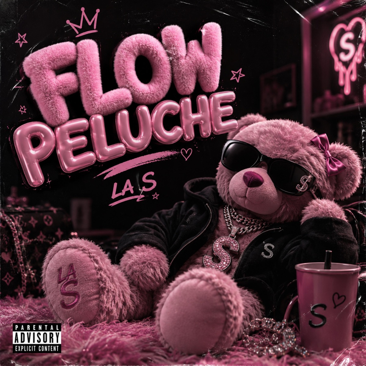 FLOW PELUCHE (feat. La s) - Single by El unico cannabi album cover