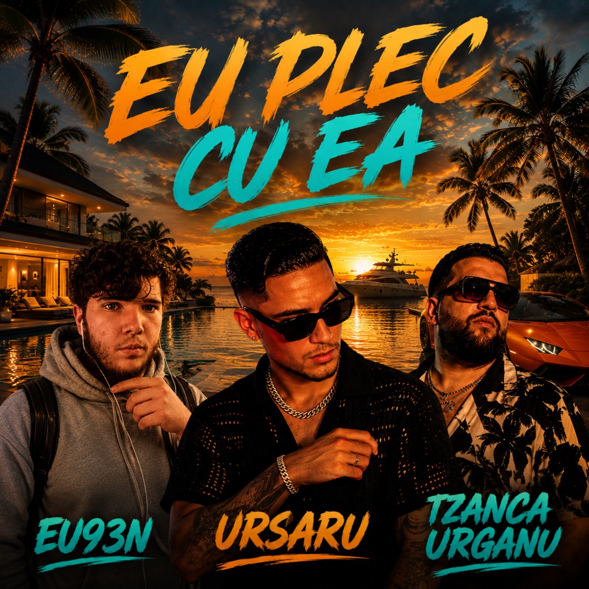 Eu plec cu ea - Single by EU93N, Ursaru & Tzanca Uraganu album cover
