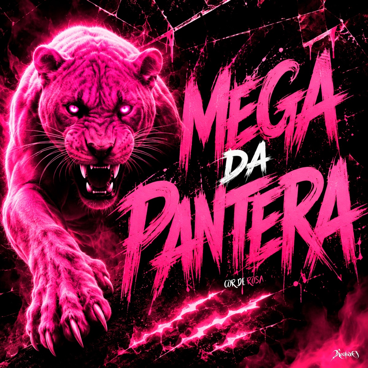 Mega da Pantera Cor de Rosa - Single by DJ PATTATYNOBEAT, MC DA 12 & RE studio album cover