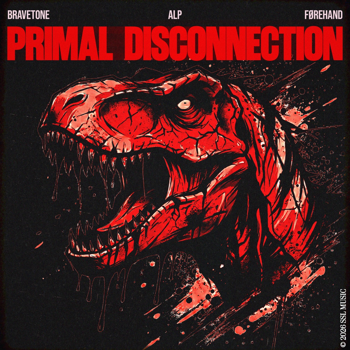 Primal Disconnection - Single by Bravetone, ALP & Førehand album cover