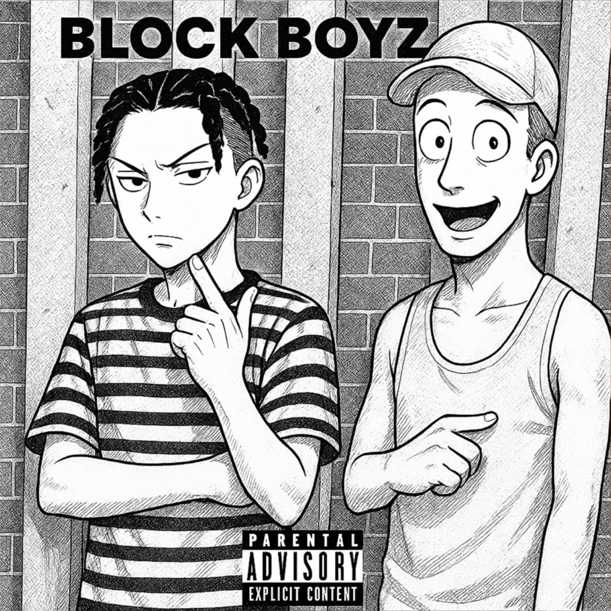 Block Boyz - Single by Clynn_za & Lyric Mayhem album cover