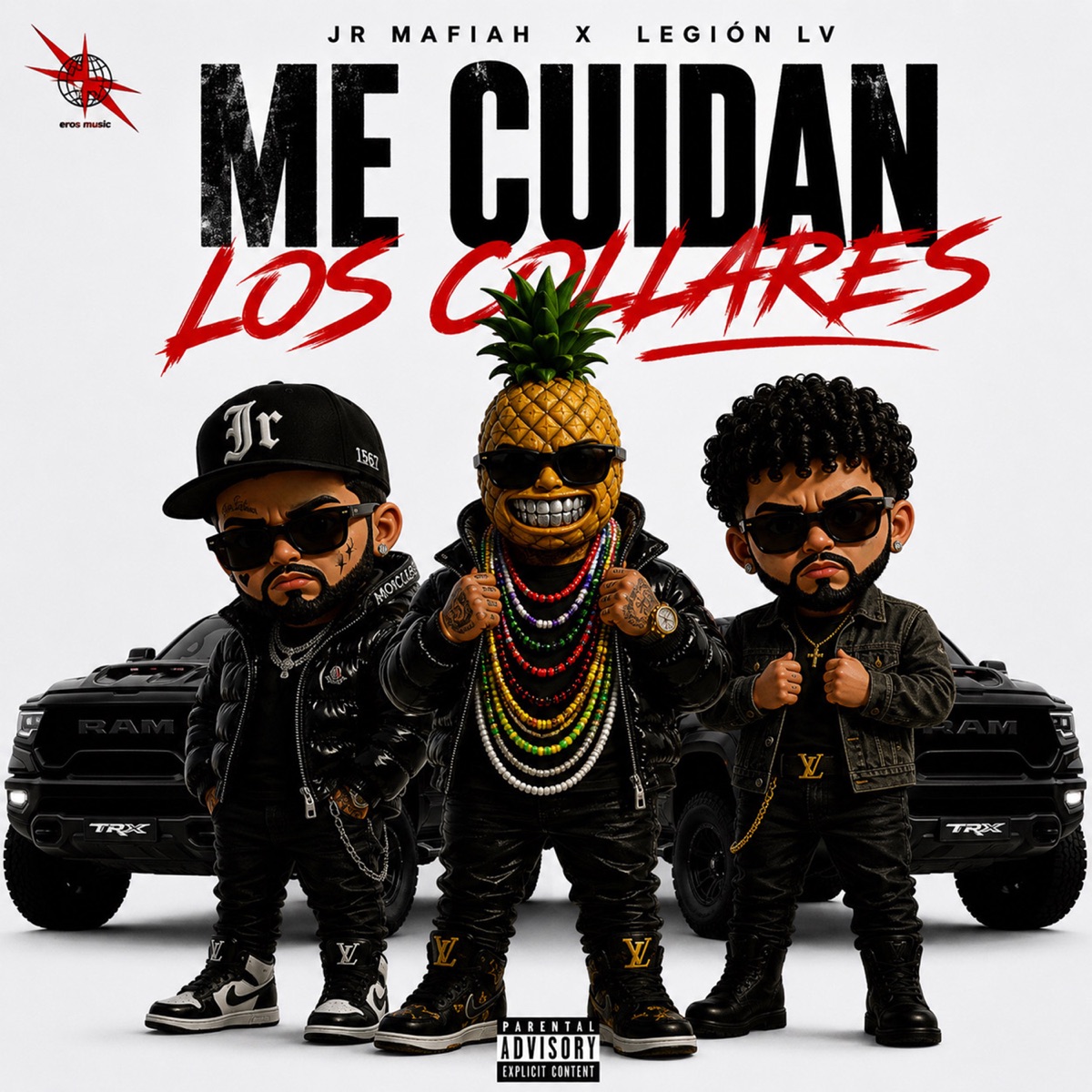 Me Cuidan los Collares - Single by LEGION LV & Jr Mafiah album cover