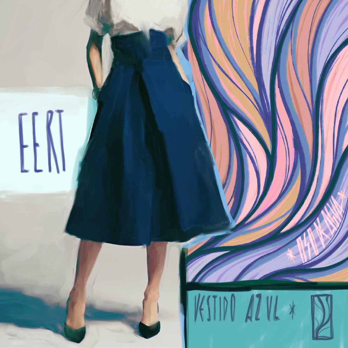 Vestido azul (feat. Elisa Tokeshi) - Single by Eert album cover