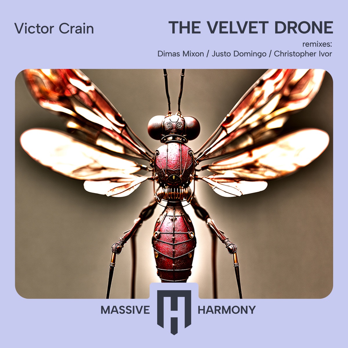 The Velvet Drone (Dimas Mixon Remix) - Single by Victor Crain album cover