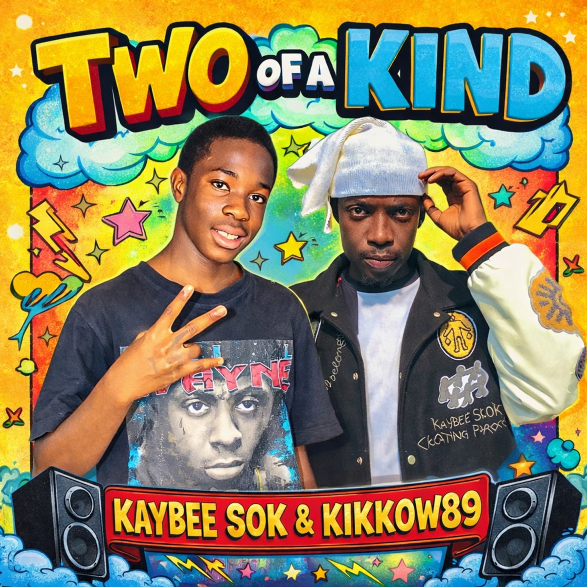 Two Of A Kind (feat. Yano Gitshi, Chuma Ndodakazi, London Dash, SilverKay88 & Theeanoungieja) by Kikkow89 & Kaybee Sok album cover