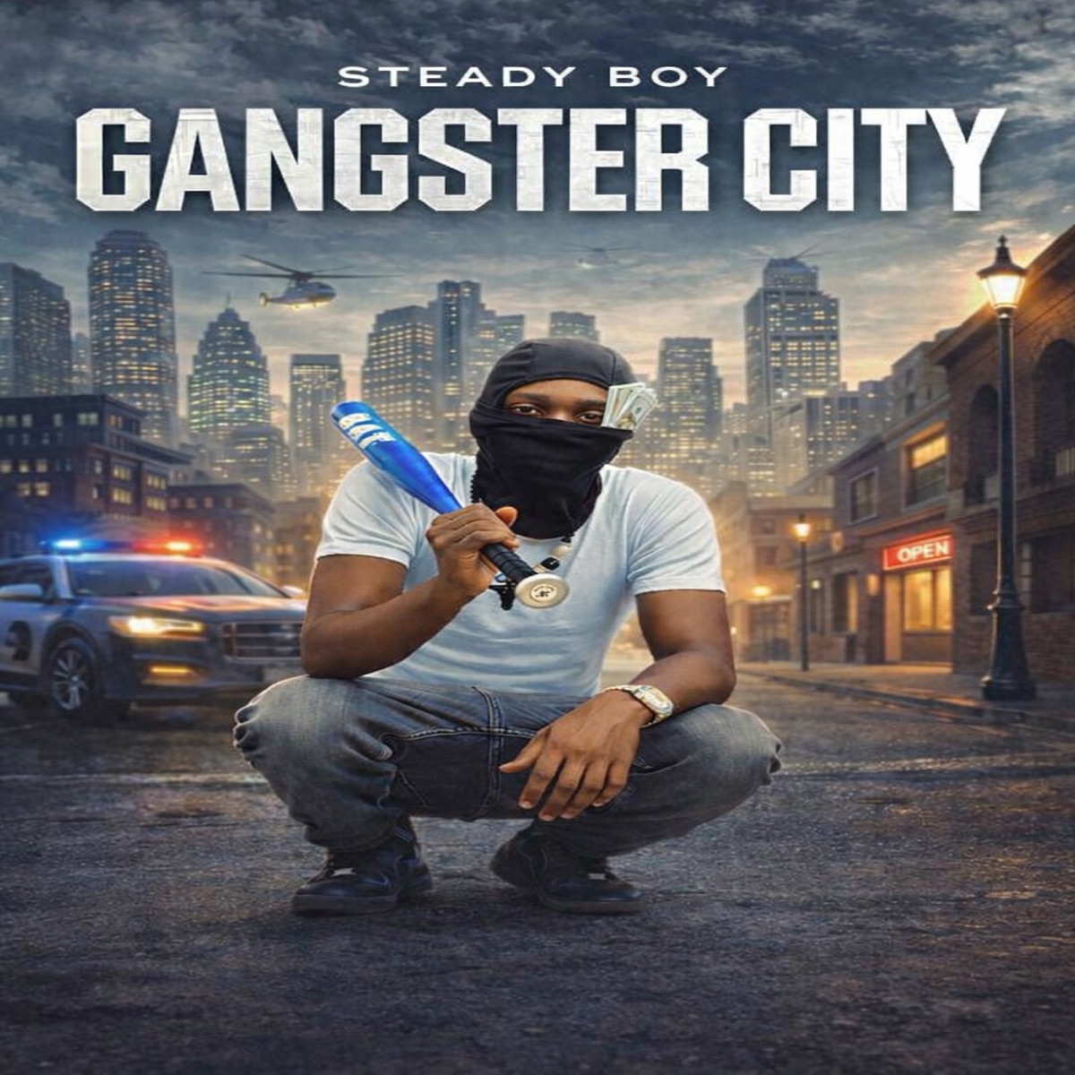 Gangster City - Single by Steady Boy album cover
