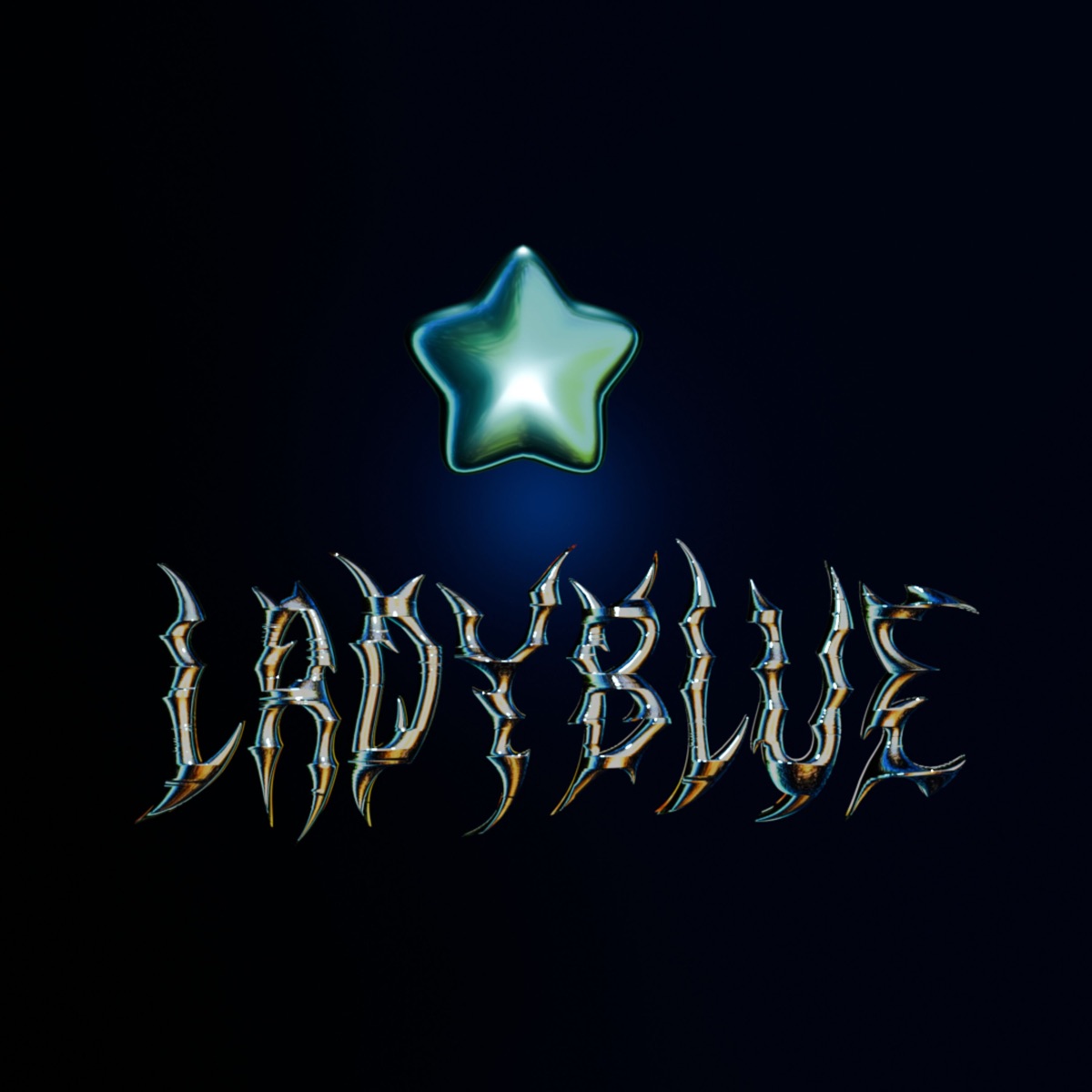 Lady Blue - Single by M.García & Willie Mireles album cover
