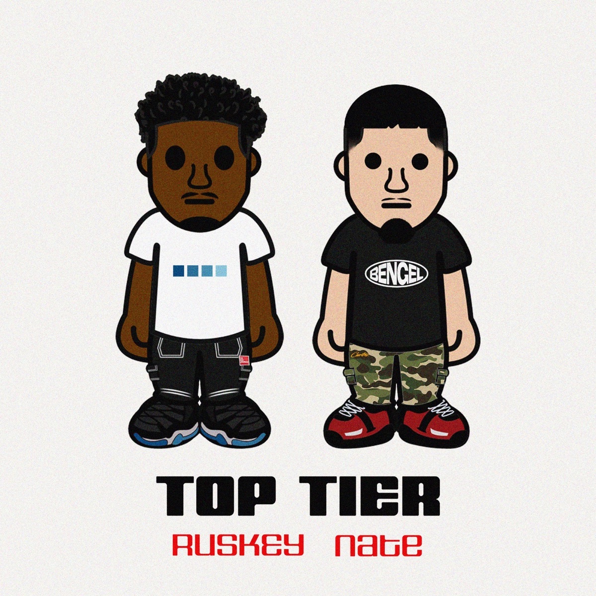 Top Tier - Single by Ruskey & Nate album cover