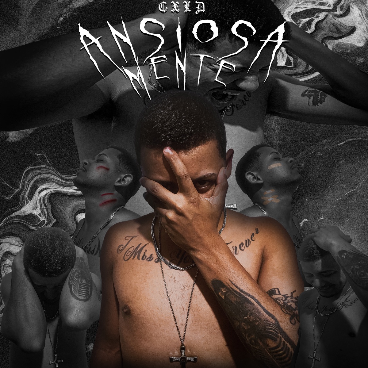 ANSIOSAMENTE (feat. AFRONASA) - Single by CXLD album cover