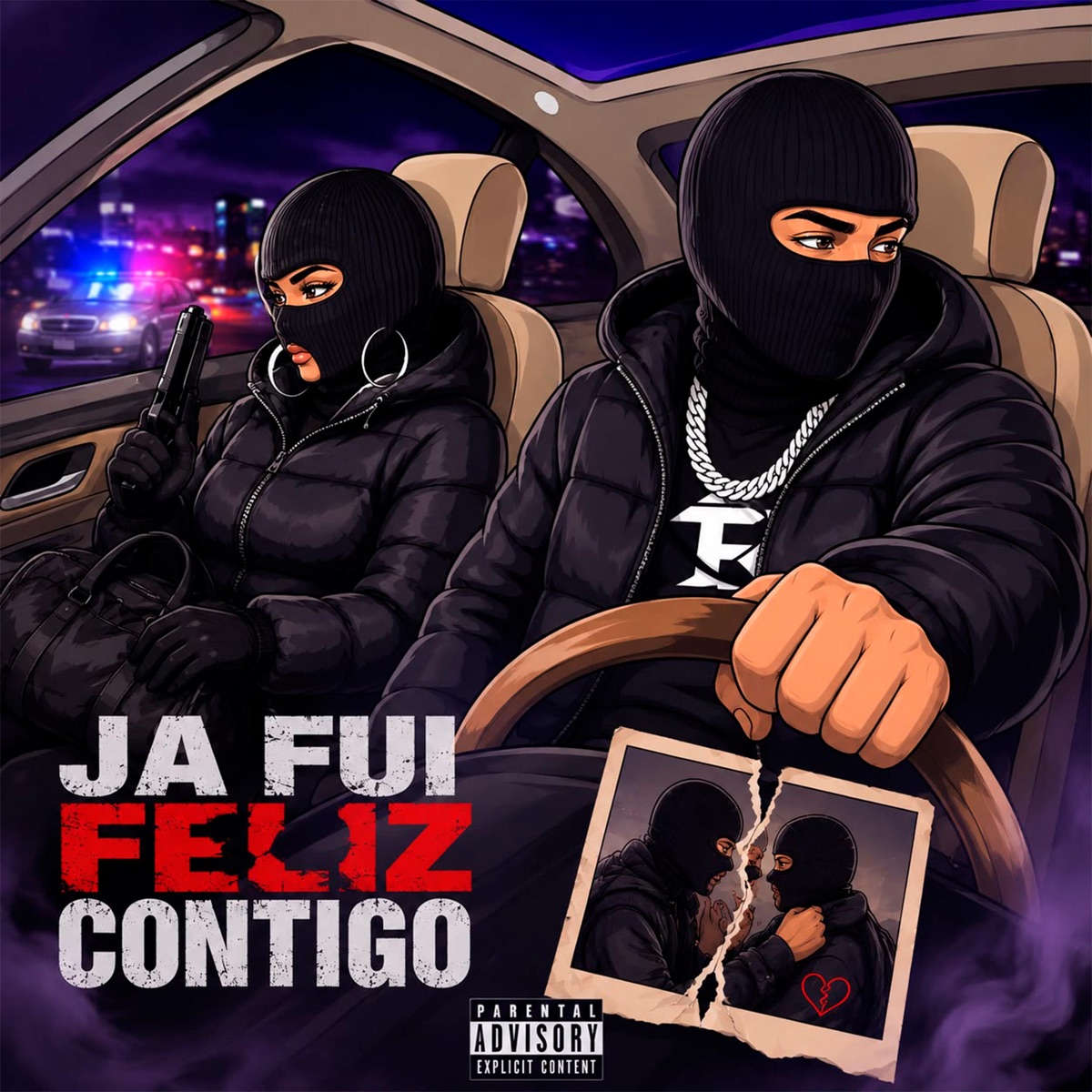 JA FUI FELIZ CONTIGO - Single by DJ BOLOLÔ, MC PH51, MC PH da Favelinha & Mcgui051 album cover