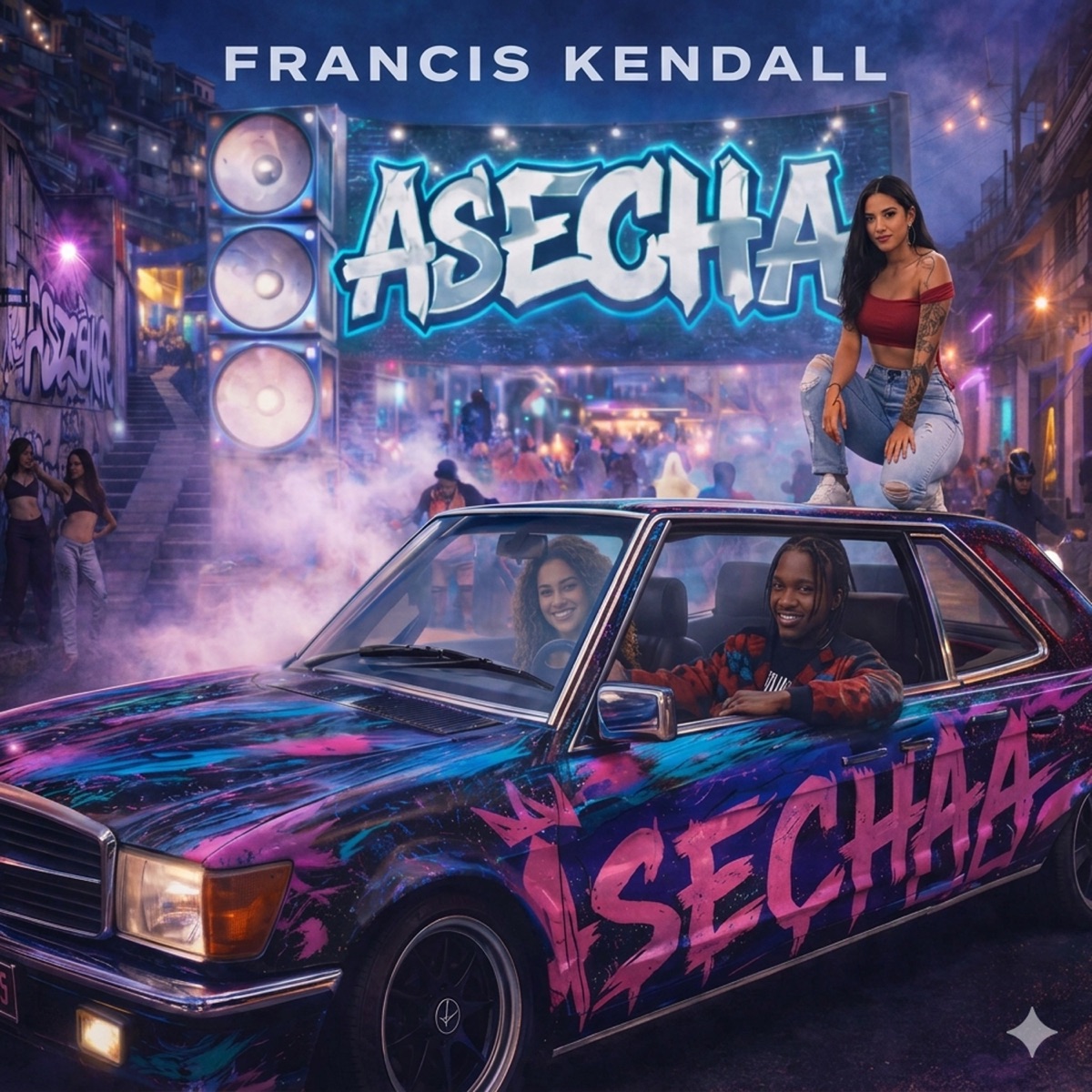 Asecha - Single by Francis Kendall album cover
