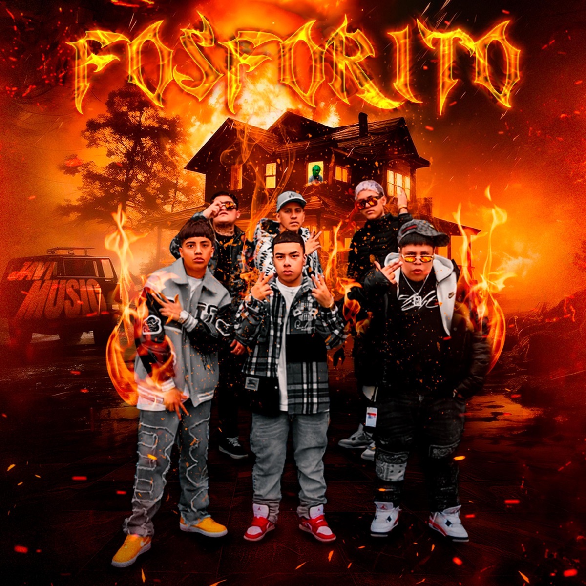 Fosforito (feat. TomYork & Big Chxpo) - Single by Dancris, Jhowix, Elio Hl & El Cangri del Callao album cover