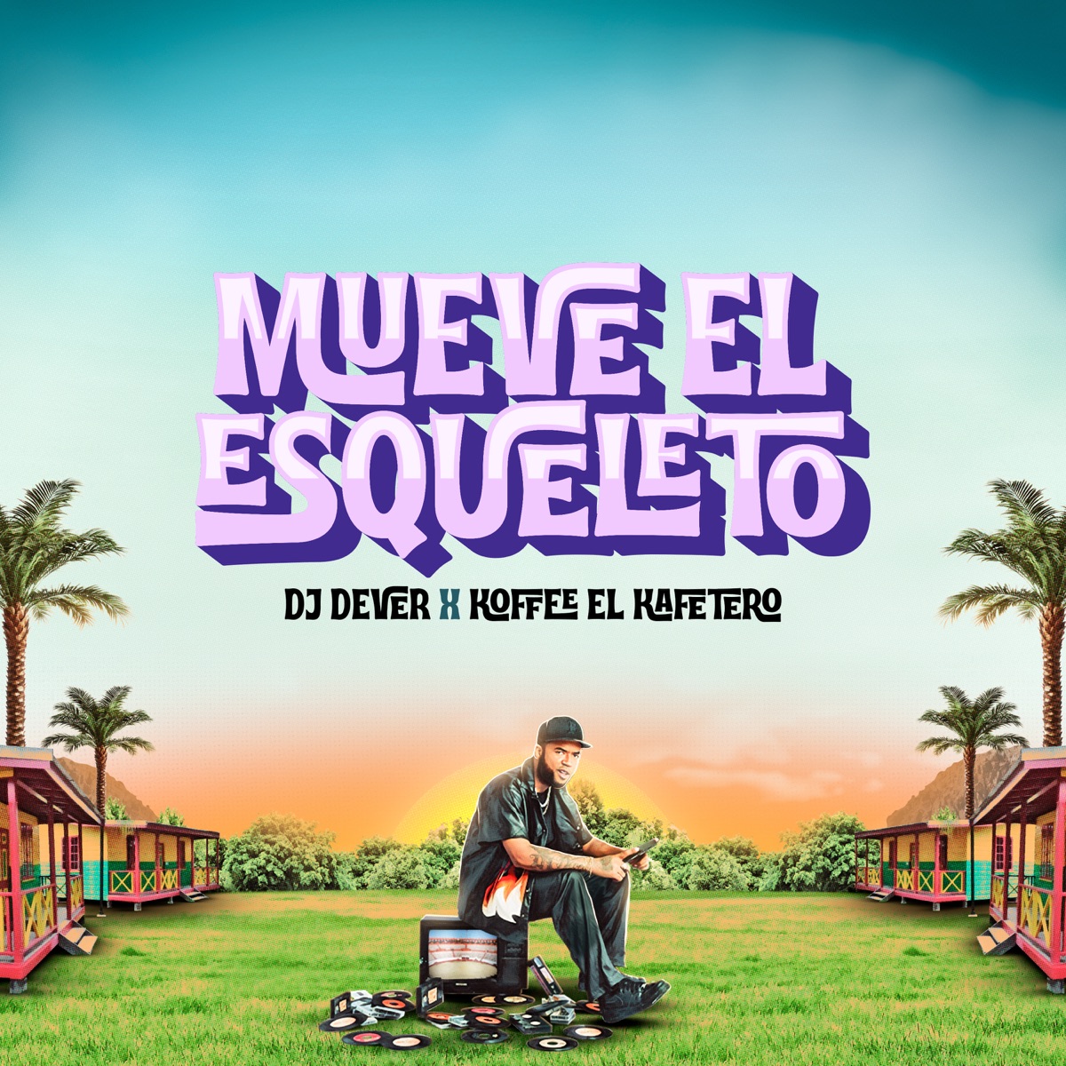 MUEVE EL ESQUELETO - Single by DJ Dever & Koffee el Kafetero album cover