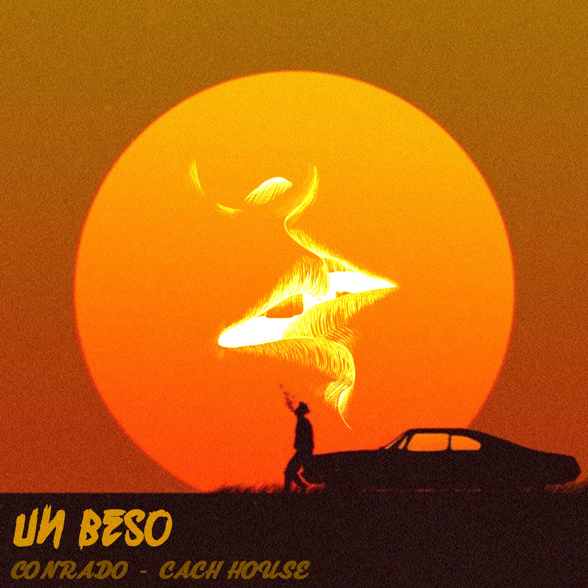 Un Beso - Single by Conrado & Cach House album cover