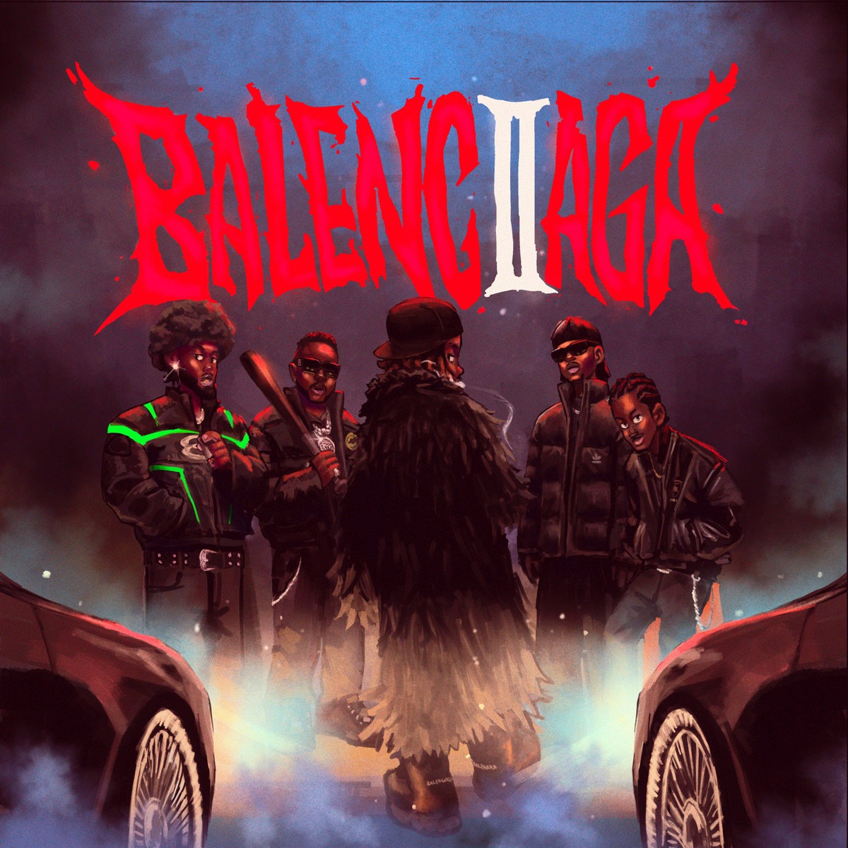 BALENCIAGA II (feat. Oseikrom Sikanii, SAMA' & Joey B) - Single by O'Kenneth & Medikal album cover
