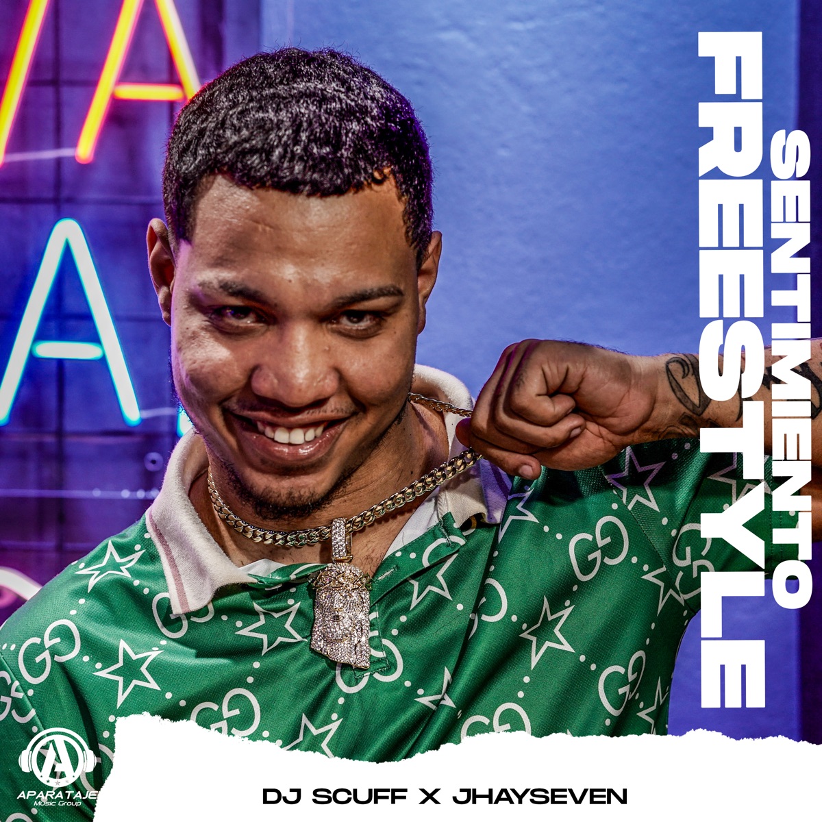 Sentimiento Freestyle - EP by DJ Scuff & JhaySeven album cover