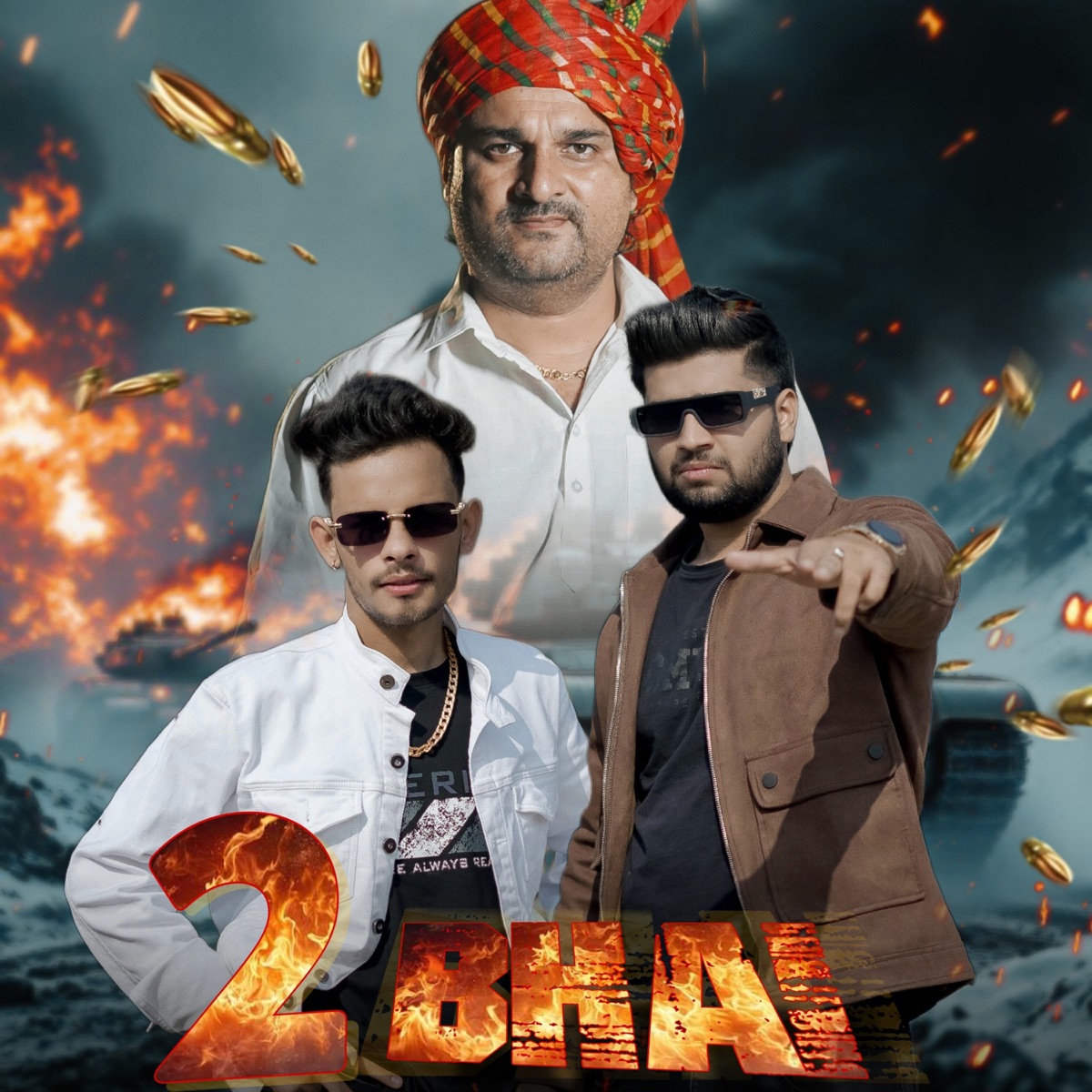 2 Bhai (feat. Tushar Jaat) - Single by Harsh Dedha, Rahul MTR & Harendra Nagar album cover