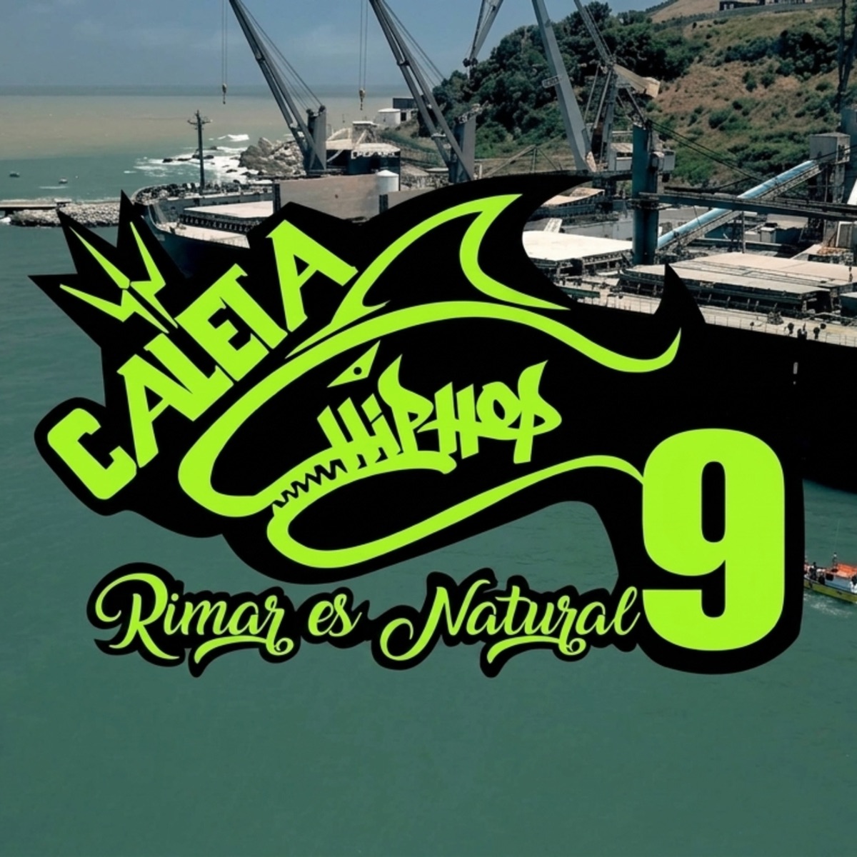 Caleta Hip Hop 9 Rimar Es Natural (feat. Gonzaloko, Fockbullet, La Descarga Fem'Mcs, El Gordo Flako, Armonia Lirikal, Detlev Dasu, 5.5 Flexx, Peligro Musical, Trasher, Awka Funke, DA NATURAL MAFIA, SKAR, Nock Ramirez & LIRICA URBANA RECORDS) - Single by Caleta Hip Hop, ILL GUNZ, Fasone shotz & Brocka Fett album cover