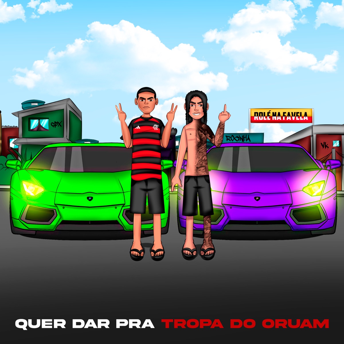 Quer da pra Tropa do Oruam - Single by Dj Lc da Roça & MC BRAZA album cover