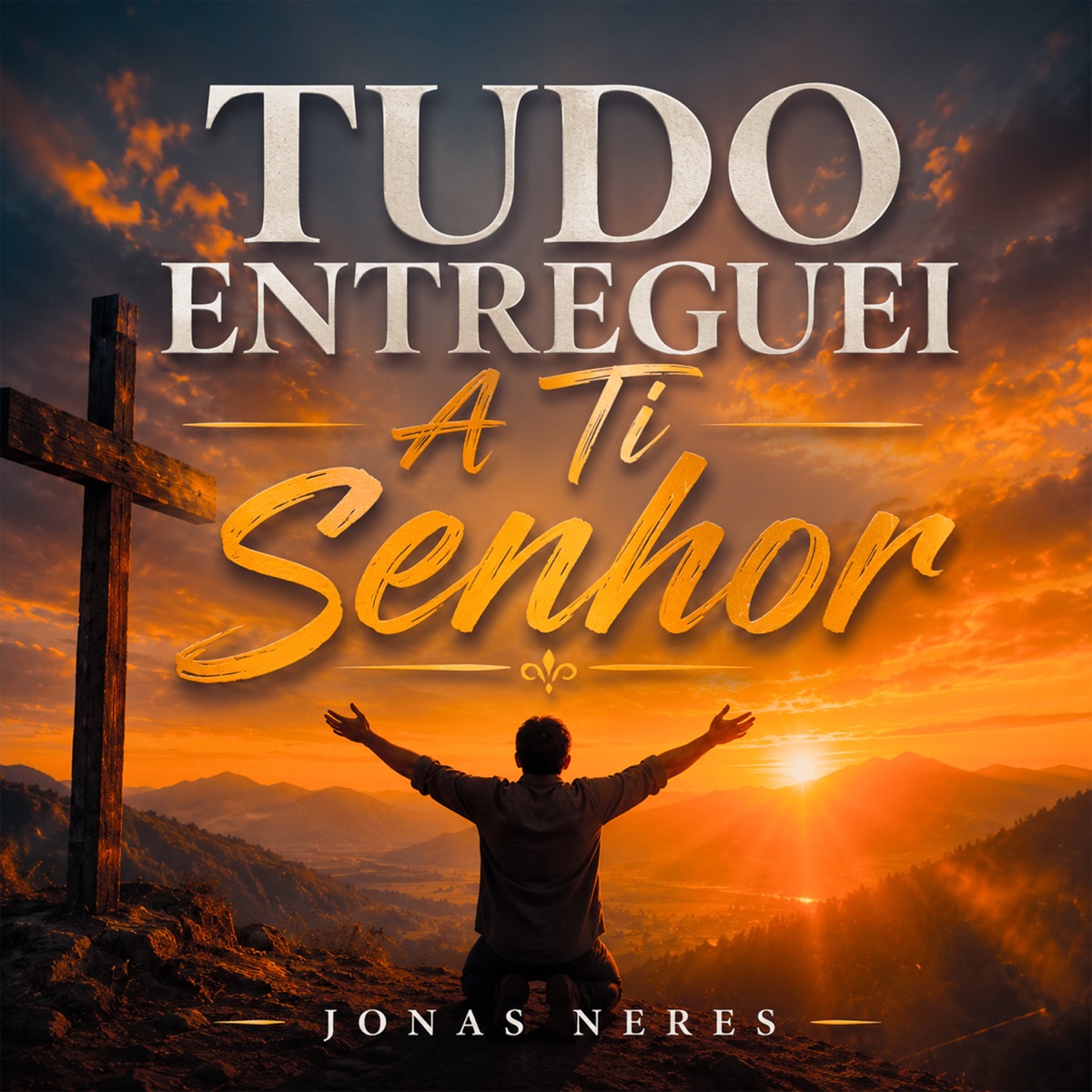 Tudo Entreguei A Ti Senhor (with ADF NO BEAT) - Single by Jonas Neres album cover